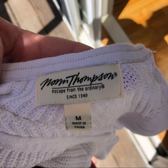 Norm Thompson Half Sleeve Textured Sweater - Picture 5 of 5